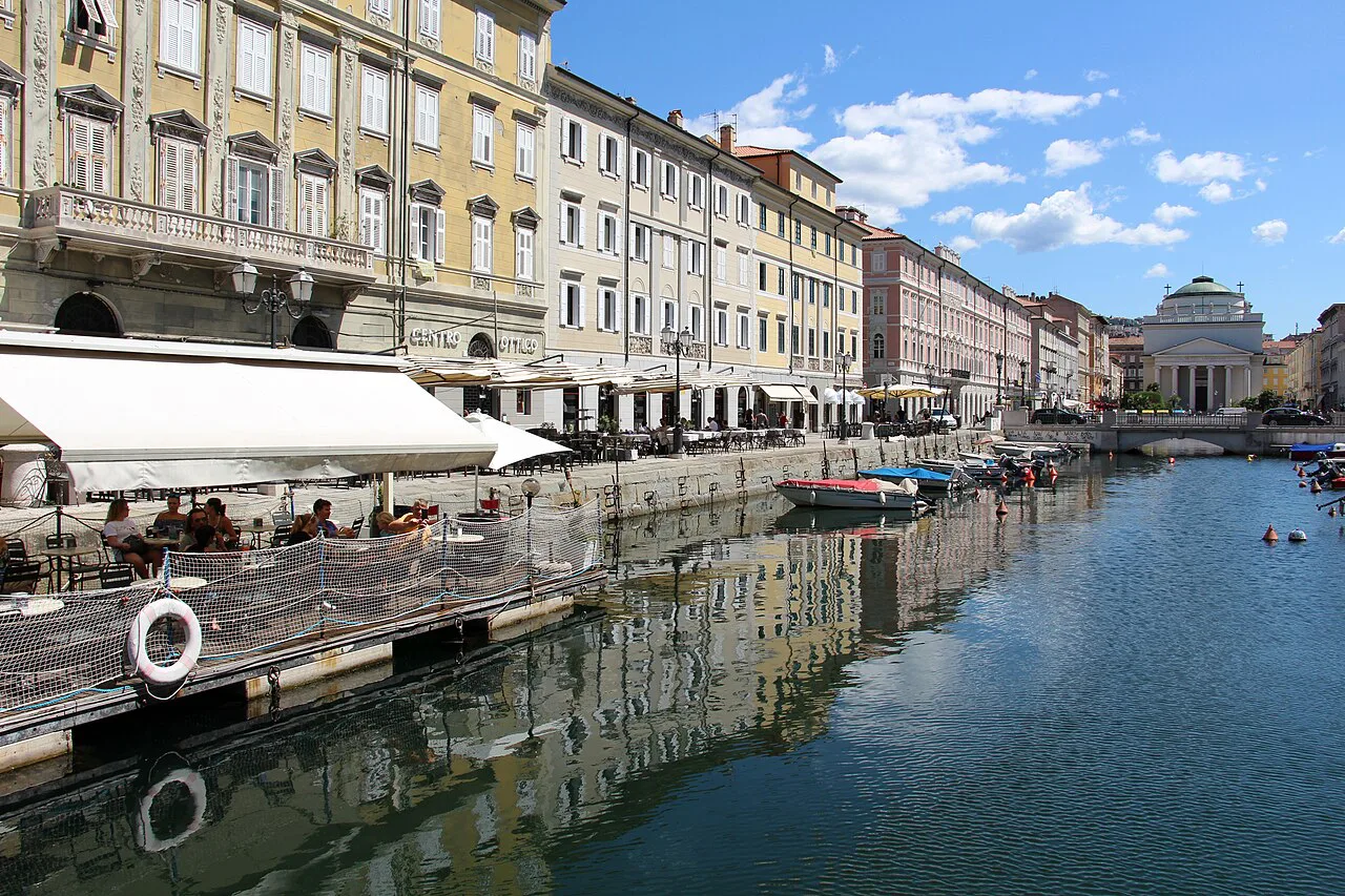 Canal Grande in Trieste.