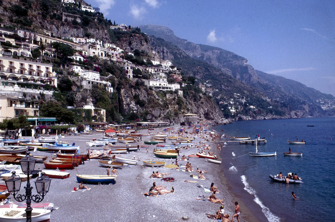 Positano beach.