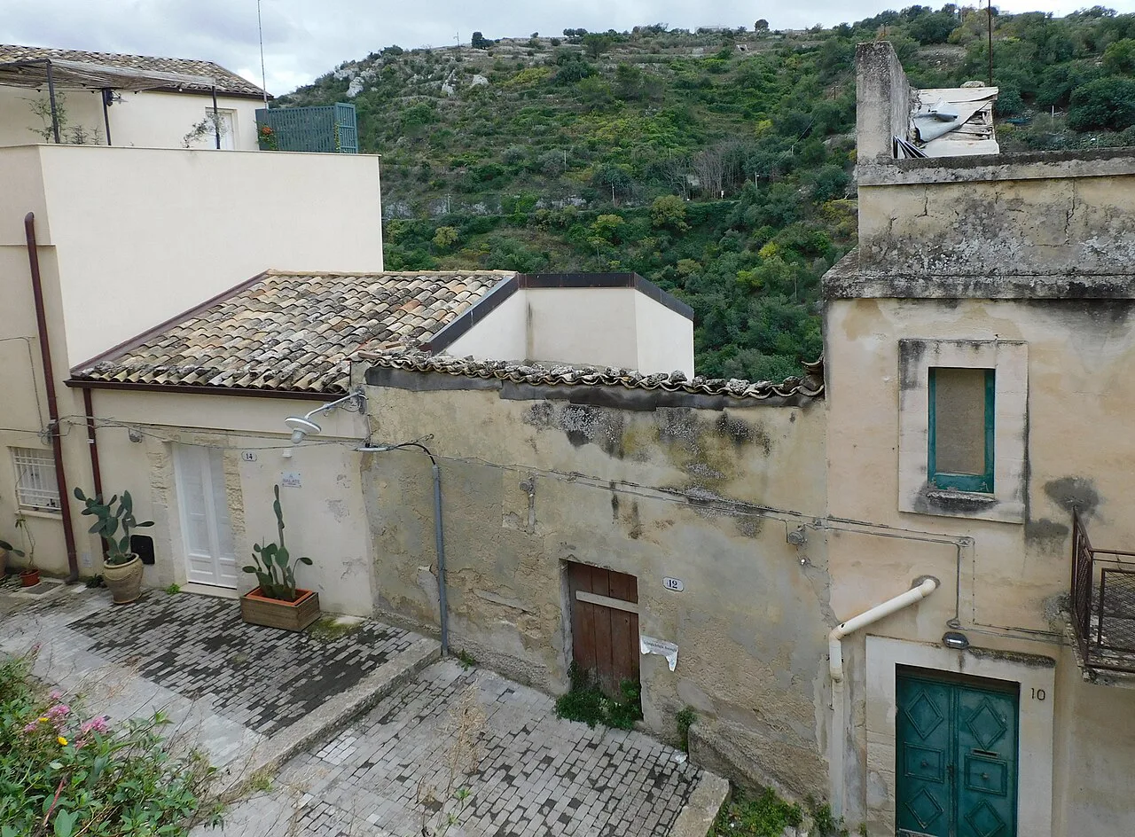 Old-town lane in Ragusa.