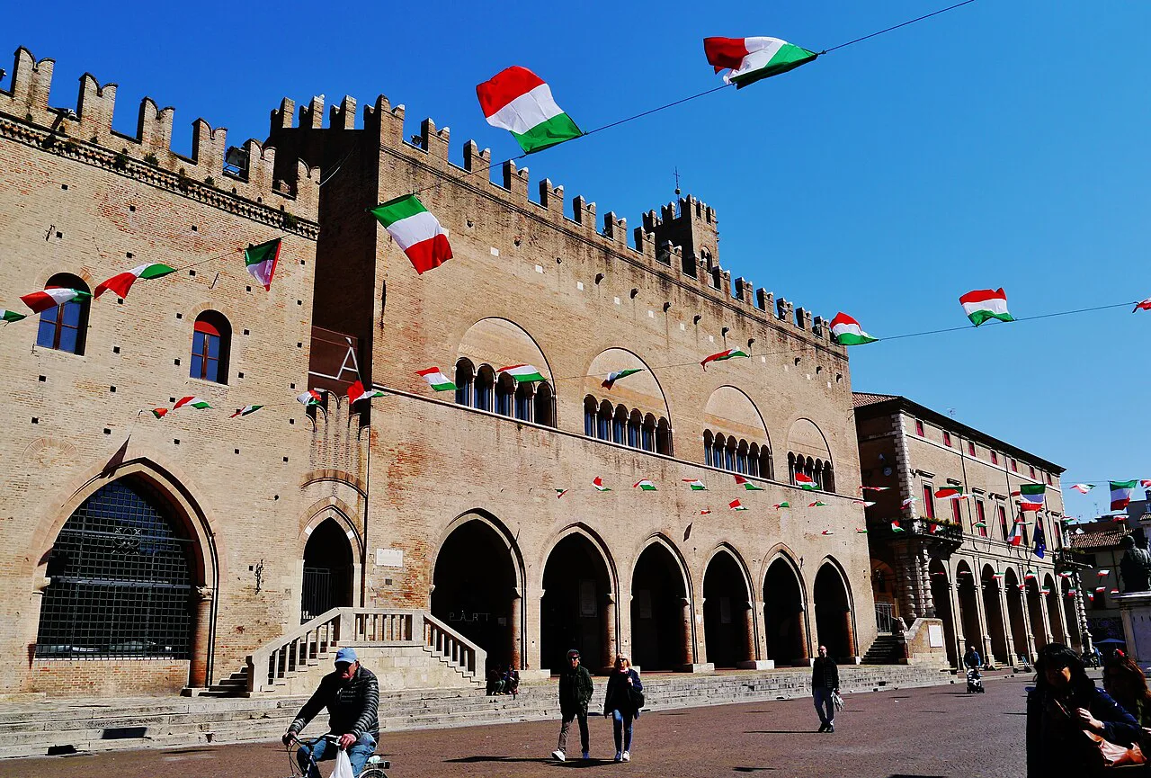 Piazza Cavour in Rimini.
