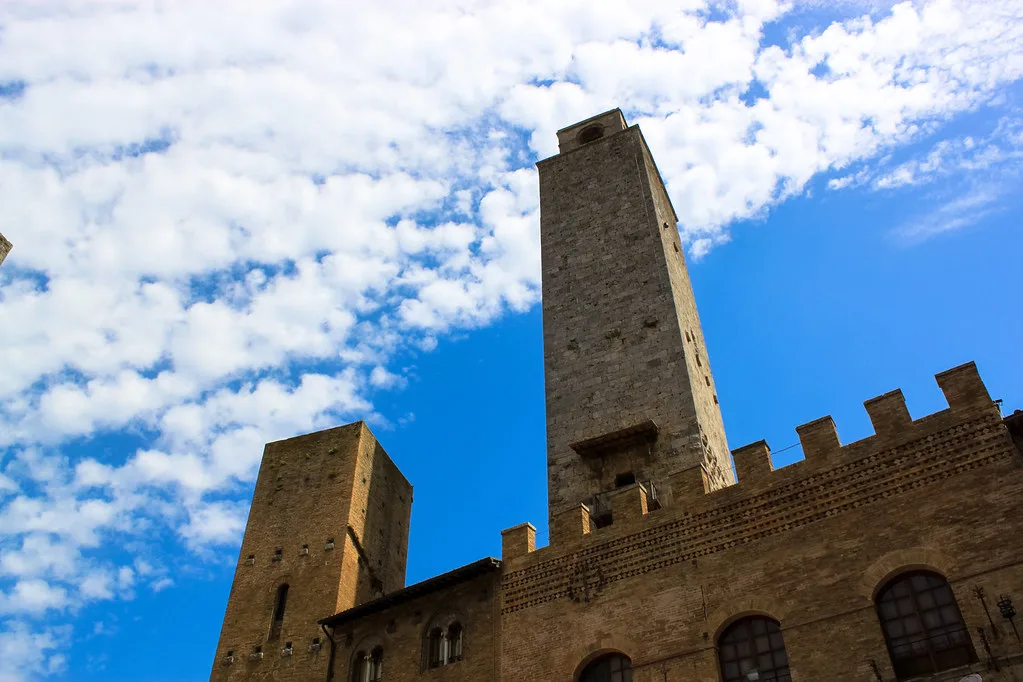 Medieval towers in San Gimignano.