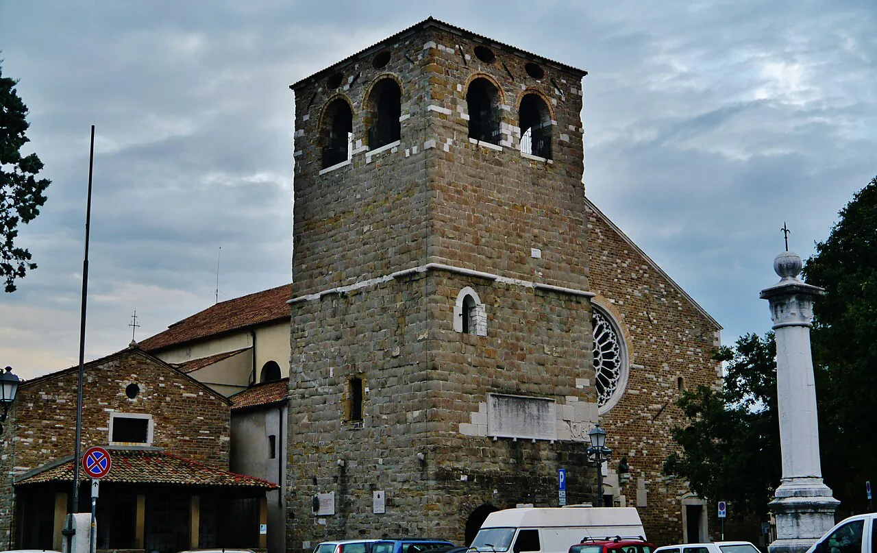 Trieste Cathedral of San Giusto.