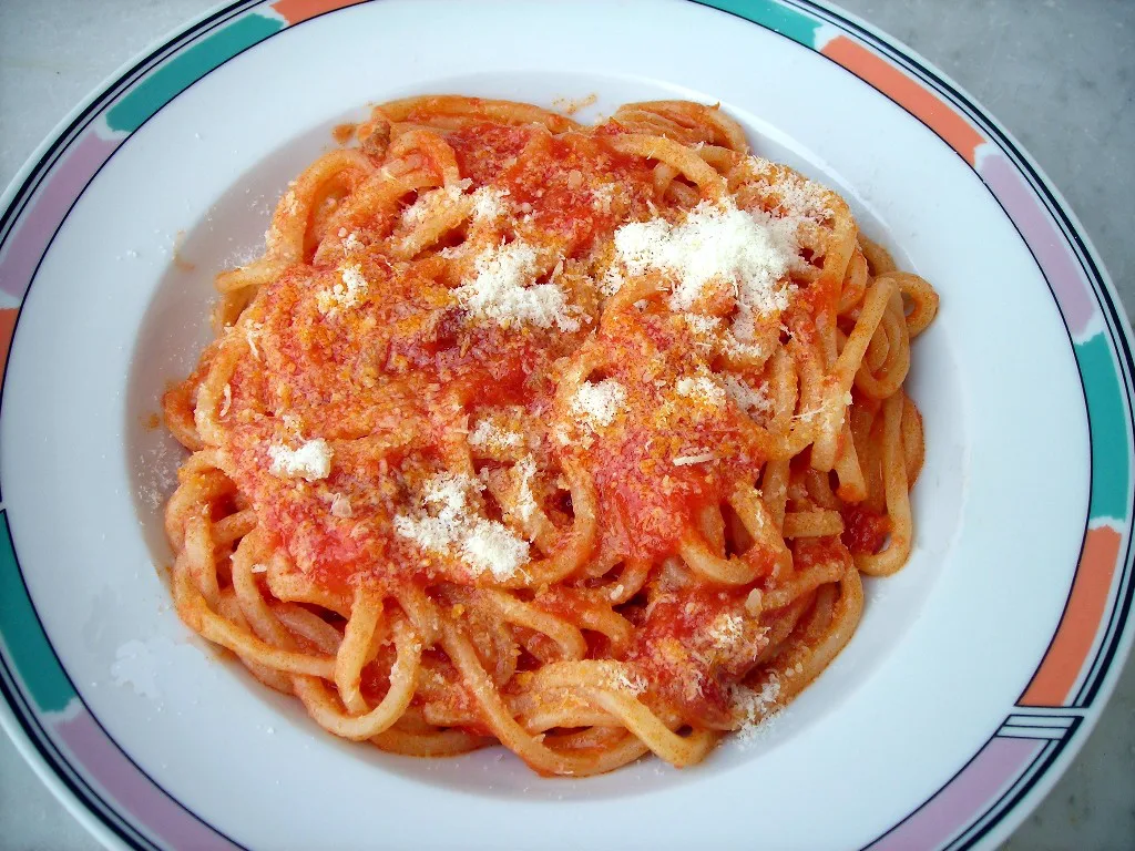 Strangozzi with a ragù sauce.