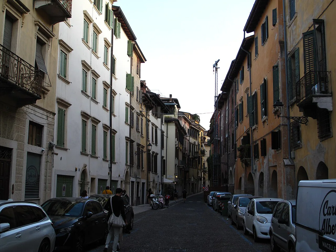 Via Sottoriva in Verona.